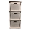 Ver imagem 7 de Gaveteiro Organizador 3 Gavetas 25 L Cada Rischiotto Rattan