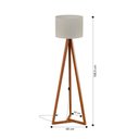 Ver imagem 2 de Luminária de Chão com Cúpula Lyon Off White 2 Unidades