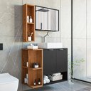 Ver imagem 2 de Conjunto de Banheiro com Gabinete 2 Portas, Cuba e 1 Espelheira Star