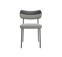 Ver imagem 7 de Kit 4 Cadeiras para Sala de Jantar Mila Linho Cinza/preto - Infanti Mobili