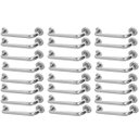 Ver imagem 1 de Barra Alça Apoio 30cm Inox Kit 24 Uni Banheiro Box Escada Acessibilidade Idoso Gestante Suporte Evit