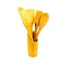 Kit Utensilios de Cozinha em Bambu 5 Pçs - 1