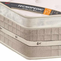 Colchão Casal Castor Box Premium Tecnopedic One Face 138 Bege - 2