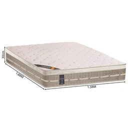 Colchão Casal Castor Box Premium Tecnopedic One Face 138 Bege - 4