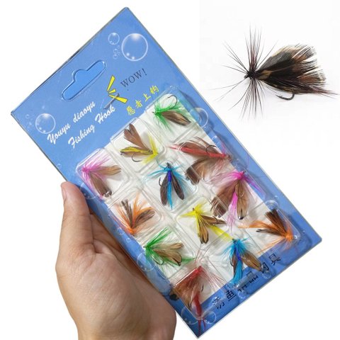 Isca Pesca Peixe Mosca Artificial Pescaria Fishing Tilapia Tucunare Robalo Lambari Tainha Mar Açude 