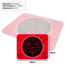 Ver imagem 3 de Mouse Pad Signos - Áries - Dark Red - 22x18