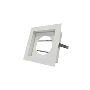 SPOT PARA TETO EMBUTIR QUADRADO RECUADO DICROICA BRANCO 9X9CM BELLALUX