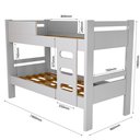 Ver imagem 6 de Beliche Solteiro Compacta Ideal para Quarto Infantil em Mdf