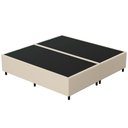 Ver imagem 5 de Base Cama Box Casal Queen 158cm Bipartido Hit I02 Corano Bege- Mpozenato