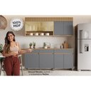 Ver imagem 3 de Balcão Cozinha Nesher Realeza C/ 2 Portas 1gav 80cm Carvalho/greice