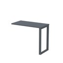 Ver imagem 1 de Mesa Complemento MCP90/45P25TUB 90cm Industrial Grafito Cinza