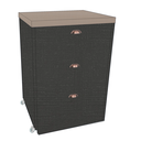 Ver imagem 1 de Mesa Multiuso Projeto Camarim Madeirado com Assento Estofado Hunter/ Ébano