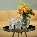 Ver imagem 6 de Vaso Decorativo Enfeite Casa Vidro 15x6x6cm Transparente