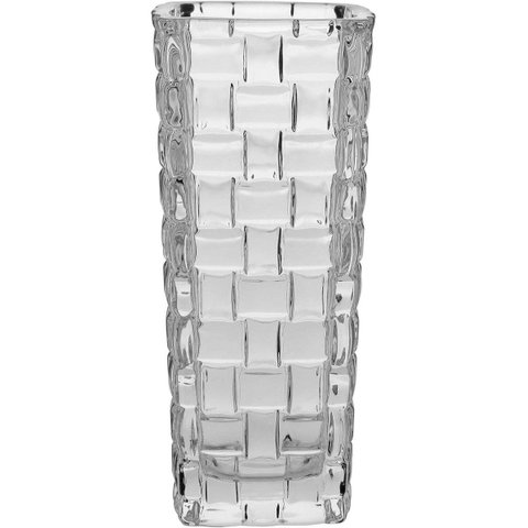 Vaso Decorativo Enfeite Casa Vidro 15x6x6cm Transparente