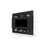 Painel para Sala para Tv Grande com Led Luxo Luapa Moveis - 2