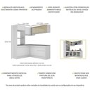 Ver imagem 5 de Armário De Cozinha Completa De Canto Mp2098.891 Branco