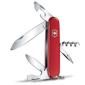 Canivete Suíço Spartan Victorinox 9,1cm, 12 Funções Vermelho
