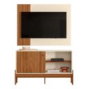 Ver imagem 1 de Combo Rack e Painel Lume Sala Tv até 42 Polegadas Ripado