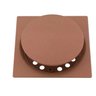 Ralo Click Quadrado 10 Cm Rose Fosco - 2