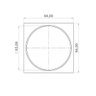 Ralo Click Quadrado 10 Cm Rose Fosco - 5