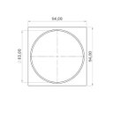 Ver imagem 5 de Ralo Click Quadrado 10 Cm Rose Fosco