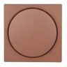 Ralo Click Quadrado 10 Cm Rose Fosco - 1