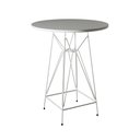 Ver imagem 5 de Jogo Mesa Bistrô Eames Branca 60cm 3 Banquetas Preta Base Ferro Branco - Cor: Branco