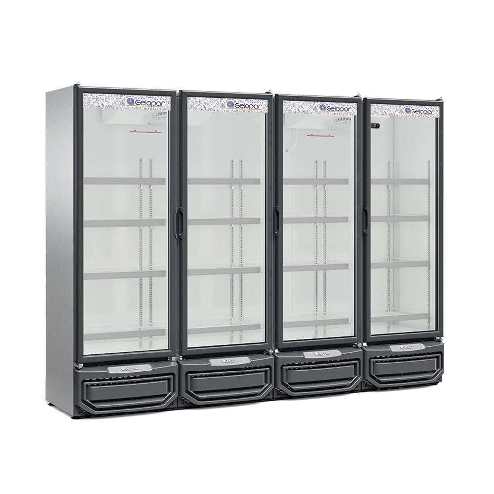 Refrigerador Expositor Vertical 1950 Litros Inox 127V Gelopar GCVR-1950 TI - 2