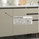 Ver imagem 6 de Cozinha Compacta 5 Peças com Tampos e Vidro Reflecta 230cm Linea Luciane Móveis