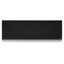 Ver imagem 2 de Armário Aéreo 160cm 4 Portas Nevada Branco/Preto - Lumil Móveis