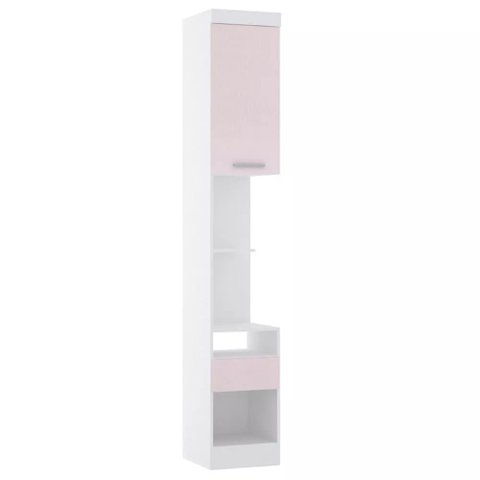 Mesa de Cabeceira Alta 38cm 1 Porta 1 Gaveta Alpes Luciane