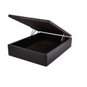 Ver imagem 1 de Baú Casal Suede Marrom 138x188 Blindado