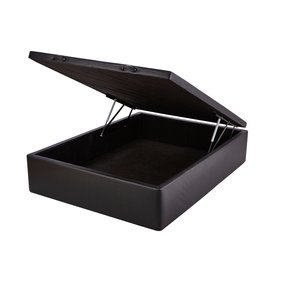 Baú Casal Suede Marrom 138x188 Blindado