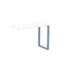 Ver imagem 1 de Mesa Complemento MCP90/45P25TUB 90cm Industrial Branco e Azul Preto