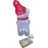 Enfeite Iluminado Natal Urso Polar Natalino Led Decoraçao Mesa Escritorio Recepçao Loja Casa - 10