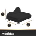 Ver imagem 6 de Mini Sofá Cama Divã Pet Cães e Gatos Orgânico Confortável e Reforçado Bouclé