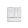 Conjunto de Organizadores Dasplast 4 Peças Plástico Branco - 1