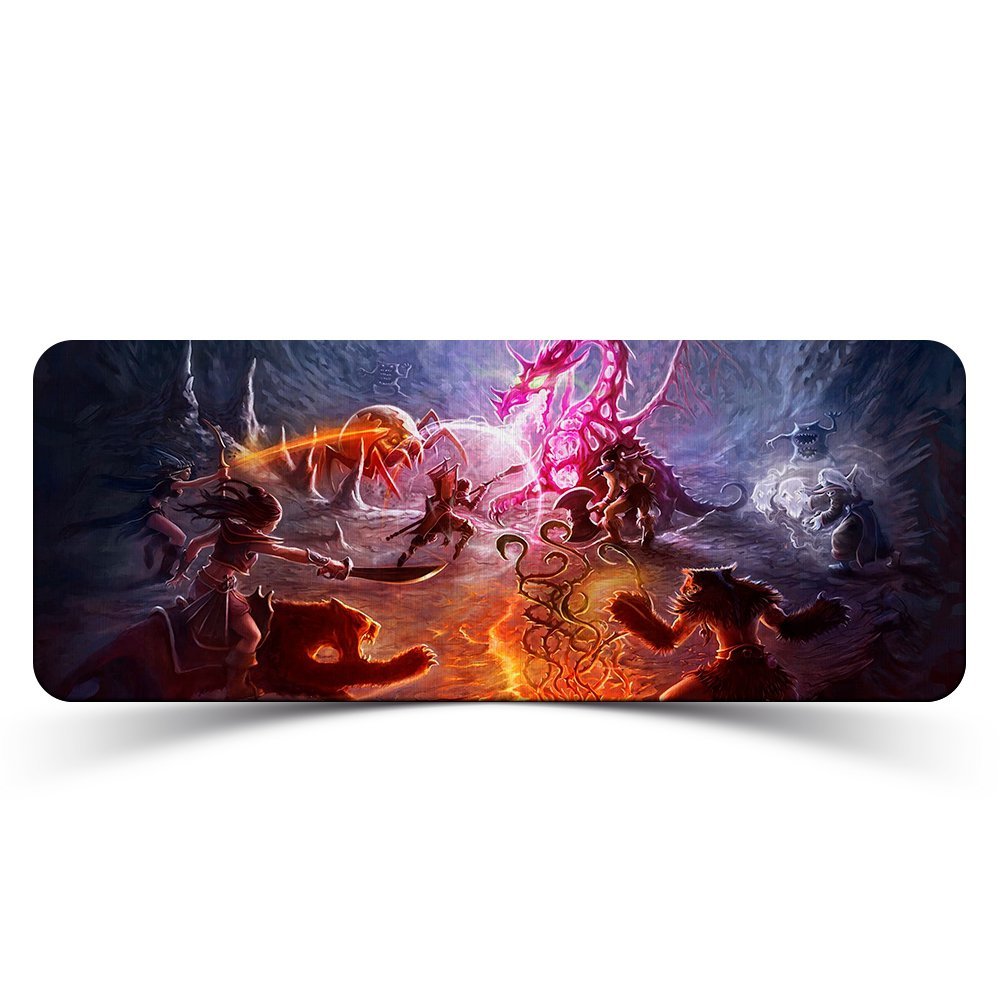 Mouse Pad Gamer Tibia Calabouço Império da Impressão 90cm x 35cm - 1