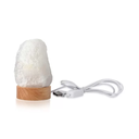 Ver imagem 4 de Mini Luminária Quartzo Branco Led Colorido - Base de Madeira