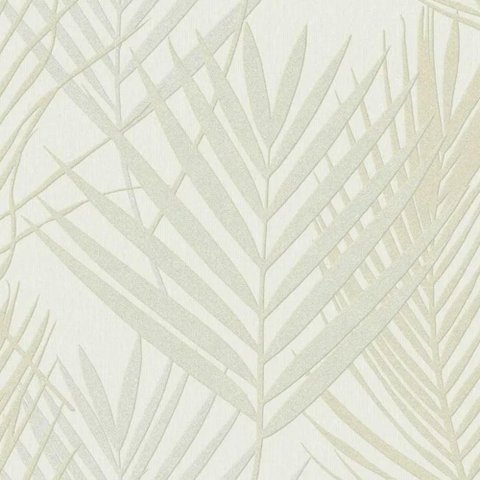 Papel de Parede Tissé Folhagem Dourado 20703