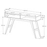 Aparador Buffet Tucuma Pés Madeira Nature Off White Jb Bechara - 5