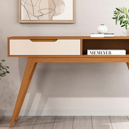 Aparador Buffet Tucuma Pés Madeira Nature Off White Jb Bechara - 2