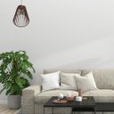 Ver imagem 2 de Luminária Teto tipo Pendente PEQUIM MDF - Completa - Cor: Marrom