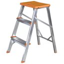 Ver imagem 1 de Banqueta Doméstica Agata Alumínio 3 Degraus 0,63m