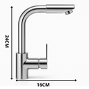 Ver imagem 2 de Torneira Gourmte Monocromada Mesa Quente/fria 360º Metal