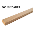 Ver imagem 2 de 100 Ripas Sarrafos de Pinus 1x2x50cm Aplainado Artesanato