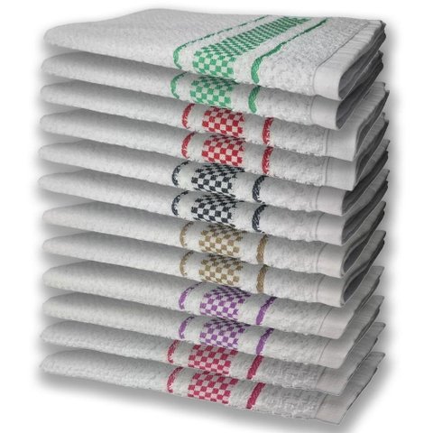 12 Panos de Prato Atoalhado Felpudo Premium Rs+rx+mr+pr+vm+vd