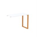 Ver imagem 1 de Mesa Complemento MCP90/45P25TUB 90cm Industrial Branco e Laranja Preto