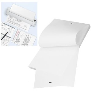 Papel Termico A4 100 Folhas Impressora Termica Bluetooth Nota Lista Arquivo Processo Advogado Escrit