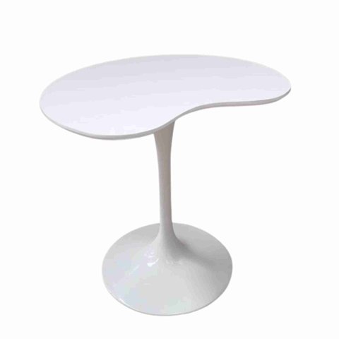 Mesa de Jantar Tulipa Saarinen Organica Malu 80cm Laca Branca